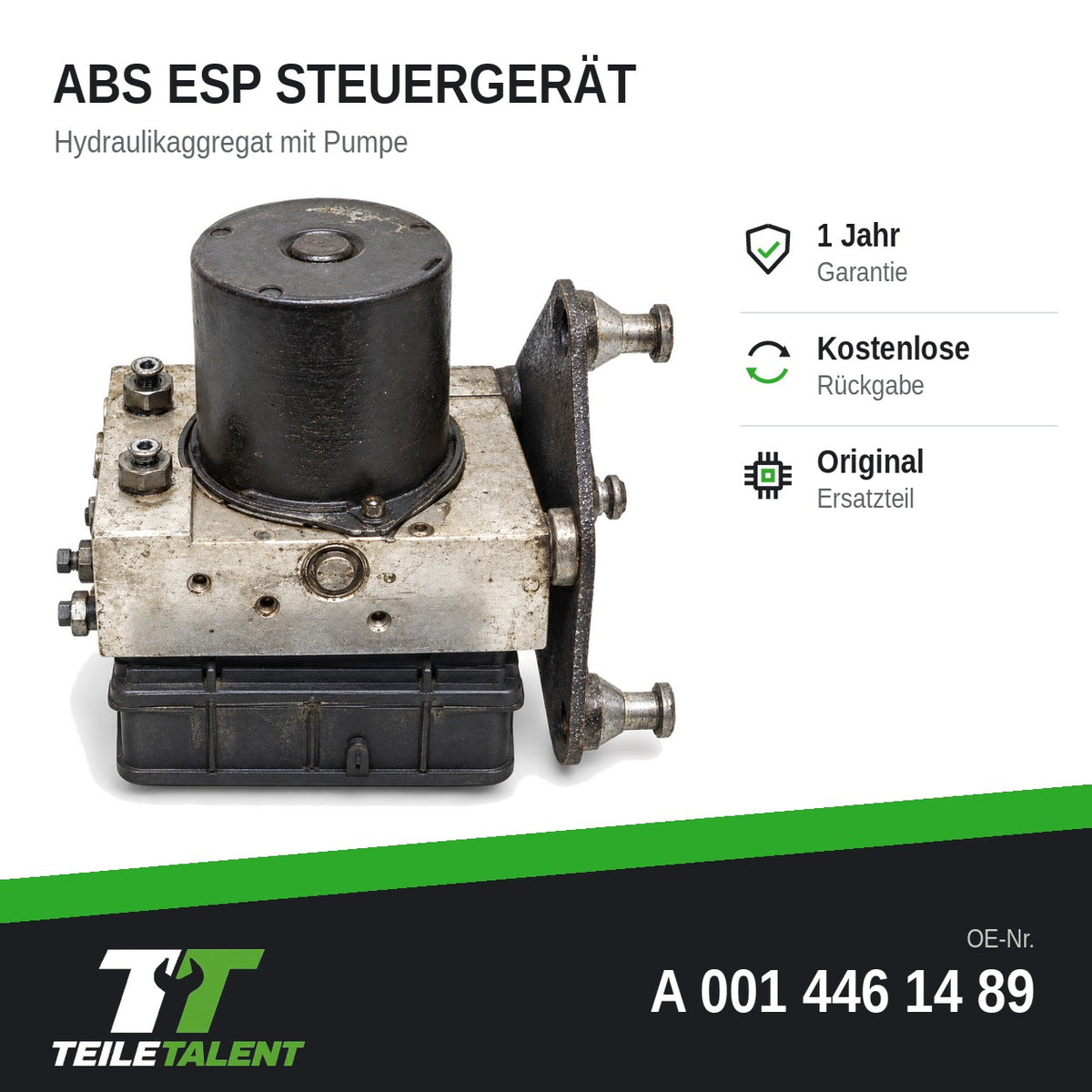 A0014461489 ABS Block Steuergerät Mercedes Vito Viano W639 Hydraulikblock