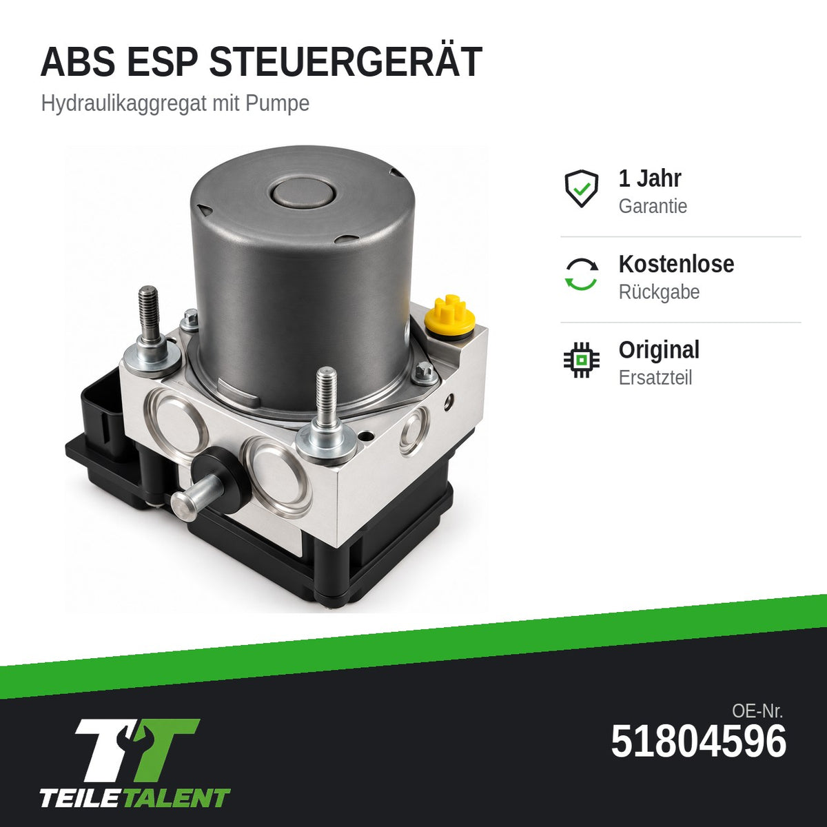 Fiat Ducato 250 Jumper Boxer ABS Block Steuergerät Hydraulik 51804596