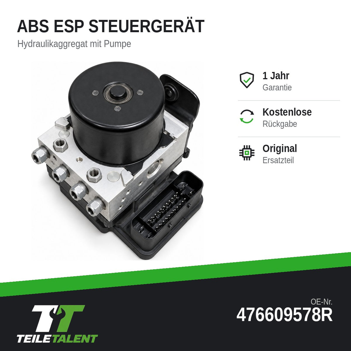 Renault Laguna III BT0 BT1 Grandtour ABS Hydraulikblock 476609578R