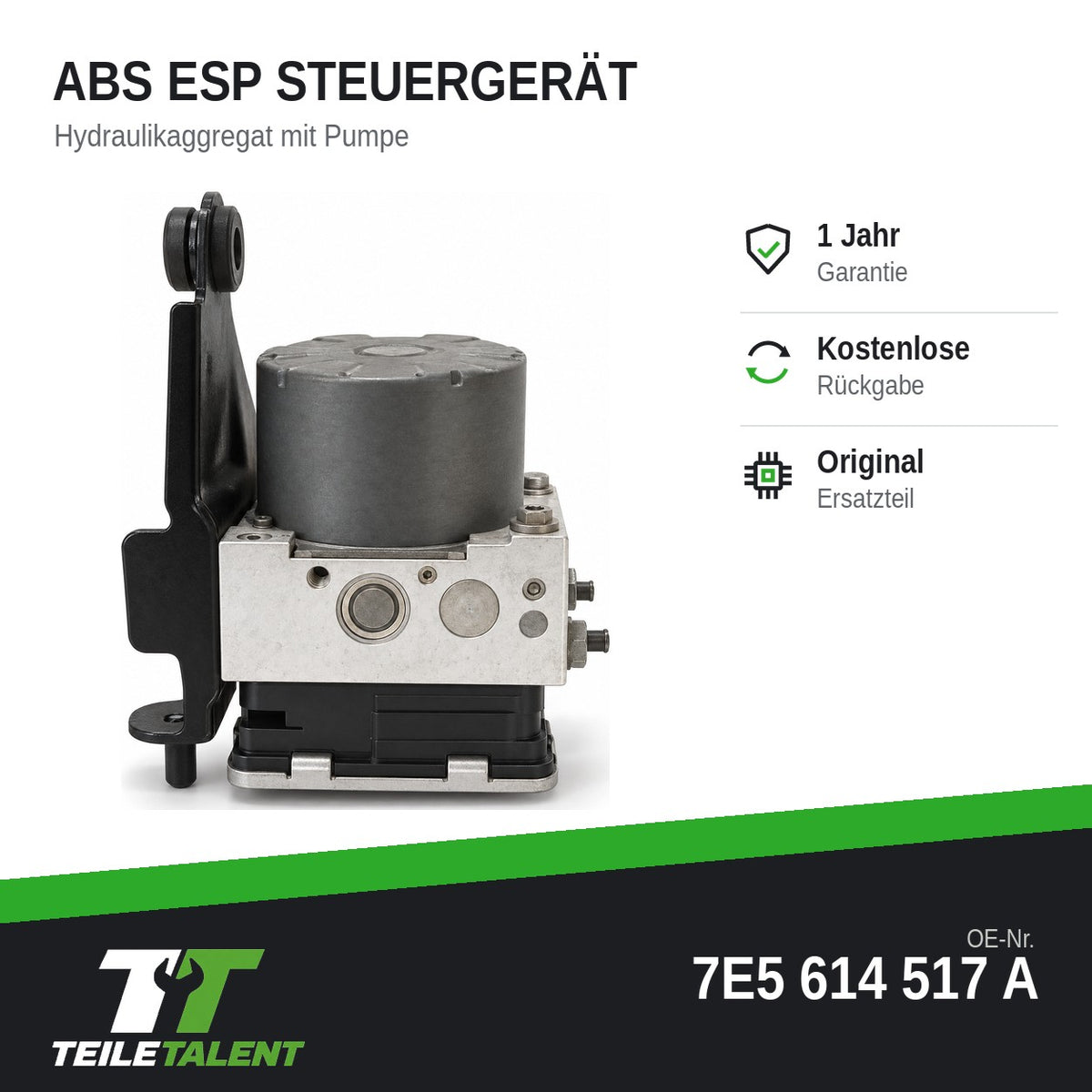 7E5614517A ABS Block Steuergerät Hydraulikblock VW T6 Transporter Multivan