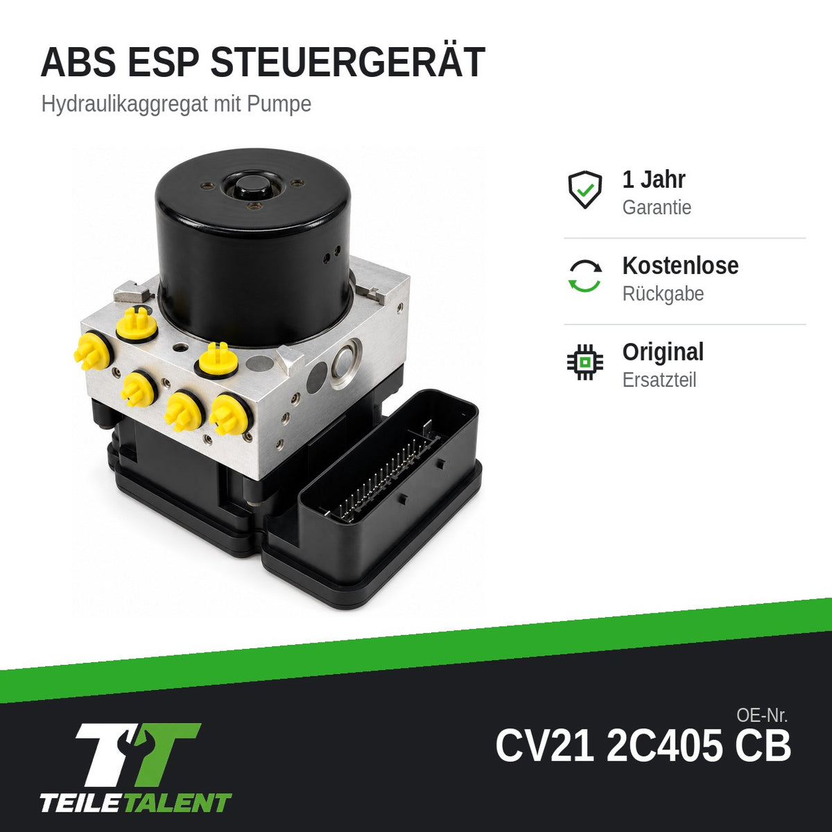 Ford Fiesta VI CB1 CCN ABS Hydraulikblock Steuergerät CV212C405CB