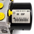 ABS ESP Hydraulikblock Steuergerät A2044314012 Mercedes C-Klasse W204 S204 GLK