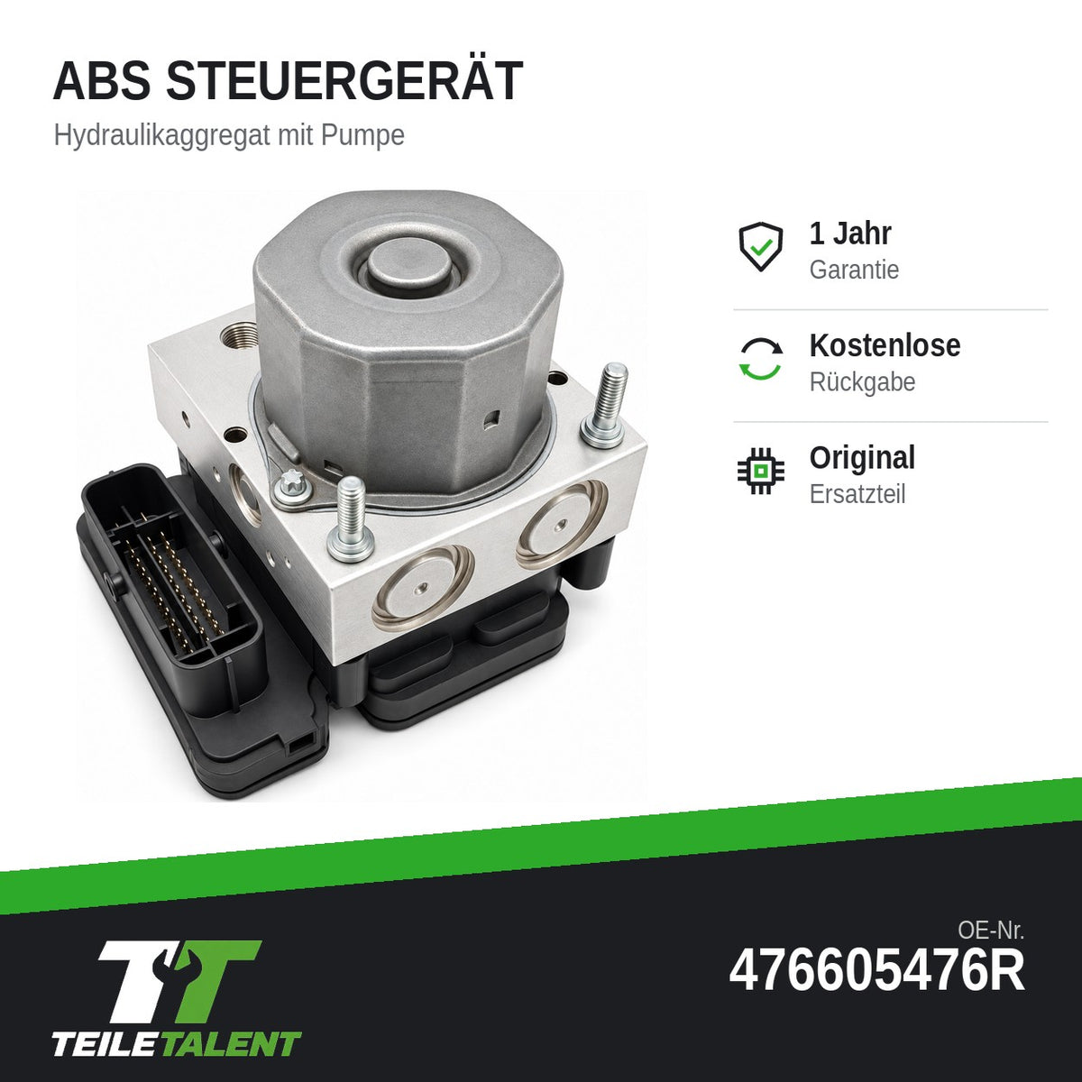 476605476R ABS Block Steuergerät Hydraulikblock Renault Twingo III