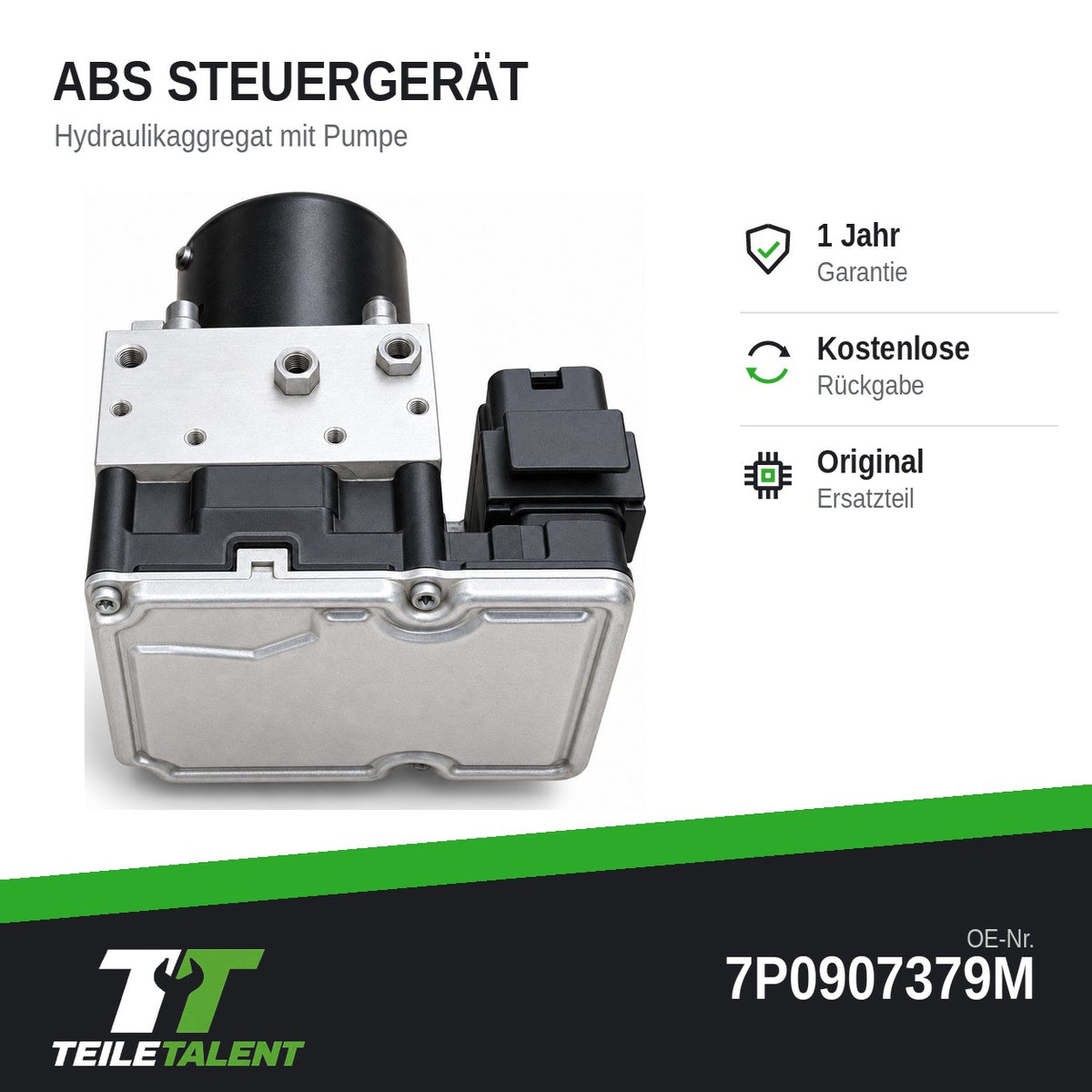 7P0907379M ABS ESP Hydraulikblock Steuergerät VW Touareg 7P