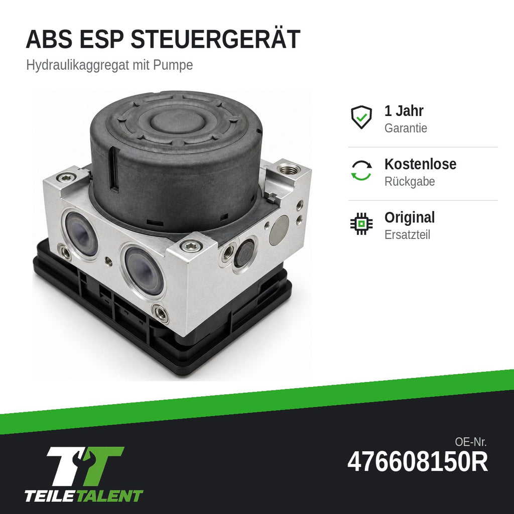 476608150R ABS Block Steuergerät Hydraulikblock Renault Megane IV B9A