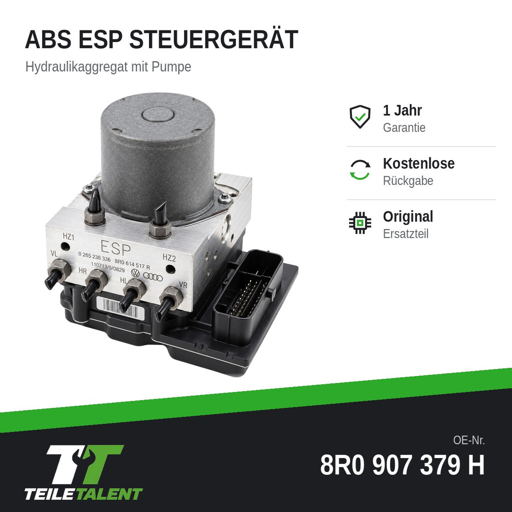 8R0907379H ABS Block Steuergerät Hydraulikblock ESP Audi Q5 8R SQ5 8RB