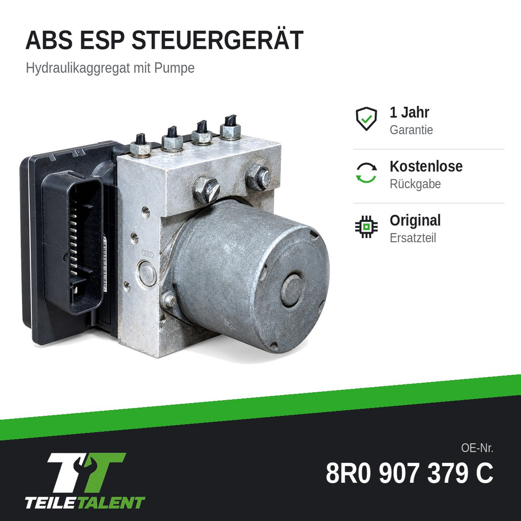 8R0907379C ABS Block Steuergerät Hydraulikblock ESP Audi Q5 8R SQ5