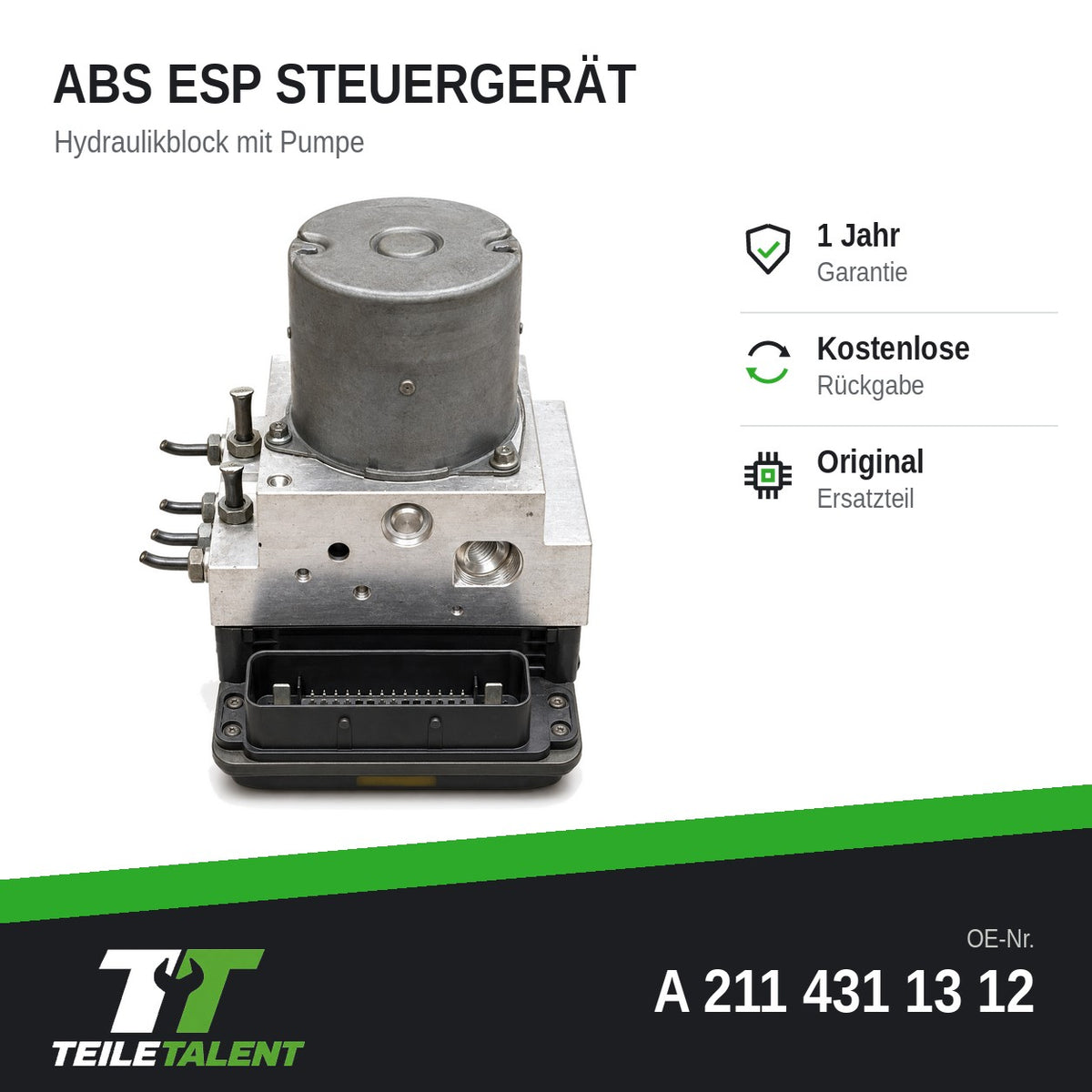 A2114311312 ABS ESP Hydraulikblock Mercedes E-Klasse W211 S211 CLS C219