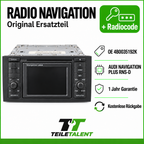 Audi Navigation Plus RNS-D 4B0035192K 7612001014 + Radiocode