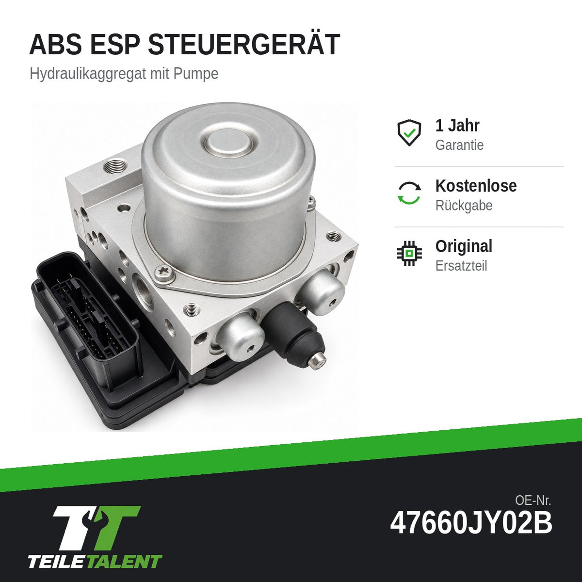 47660JY02B ABS Block Steuergerät Hydraulikblock Renault Koleos I Y