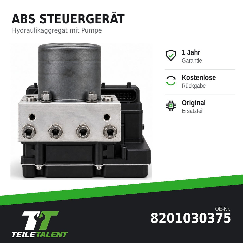 8201030375 ABS Block Steuergerät Hydraulikblock Renault Kangoo II