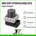 ABS Hydraulikblock 4F0910517L Audi A6 C6 4F Avant Steuergerät ESP Pumpe