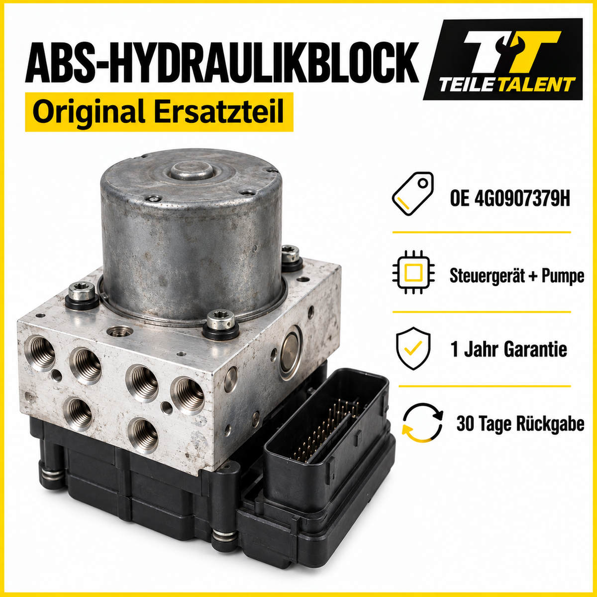 Audi ABS Hydraulikblock 4G0907379H 4G0614517R A6 A7 4G C7 Steuergerät