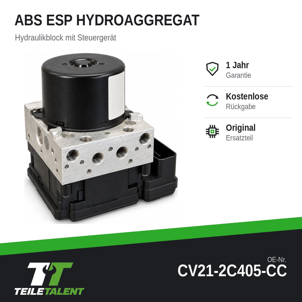 Ford Fiesta VI CB1 CCN ABS Hydraulikblock Steuergerät CV212C405CC