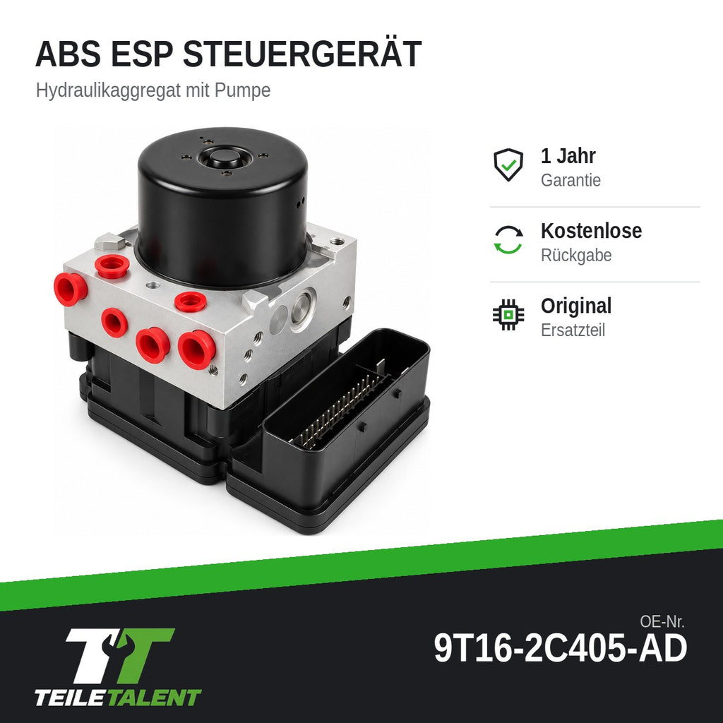 9T162C405AD ABS Block Steuergerät Hydraulikblock Ford Transit Connect