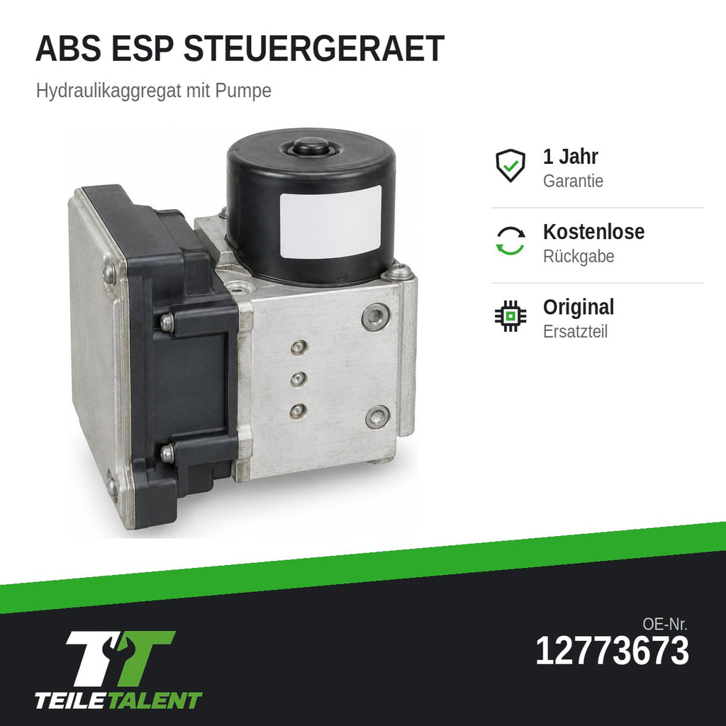 ABS ESP Hydraulikblock 12773673 Opel Vectra C Z02 Signum Z03 Saab 9-3 YS3F