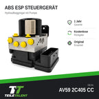 AV592C405CC ABS ESP Block Steuergerät Hydraulikblock Ford Fiesta 6