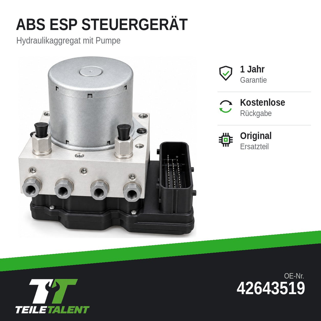 42643519 ABS ESP Block Steuergerät Hydraulikblock Opel Mokka J13 Mokka X