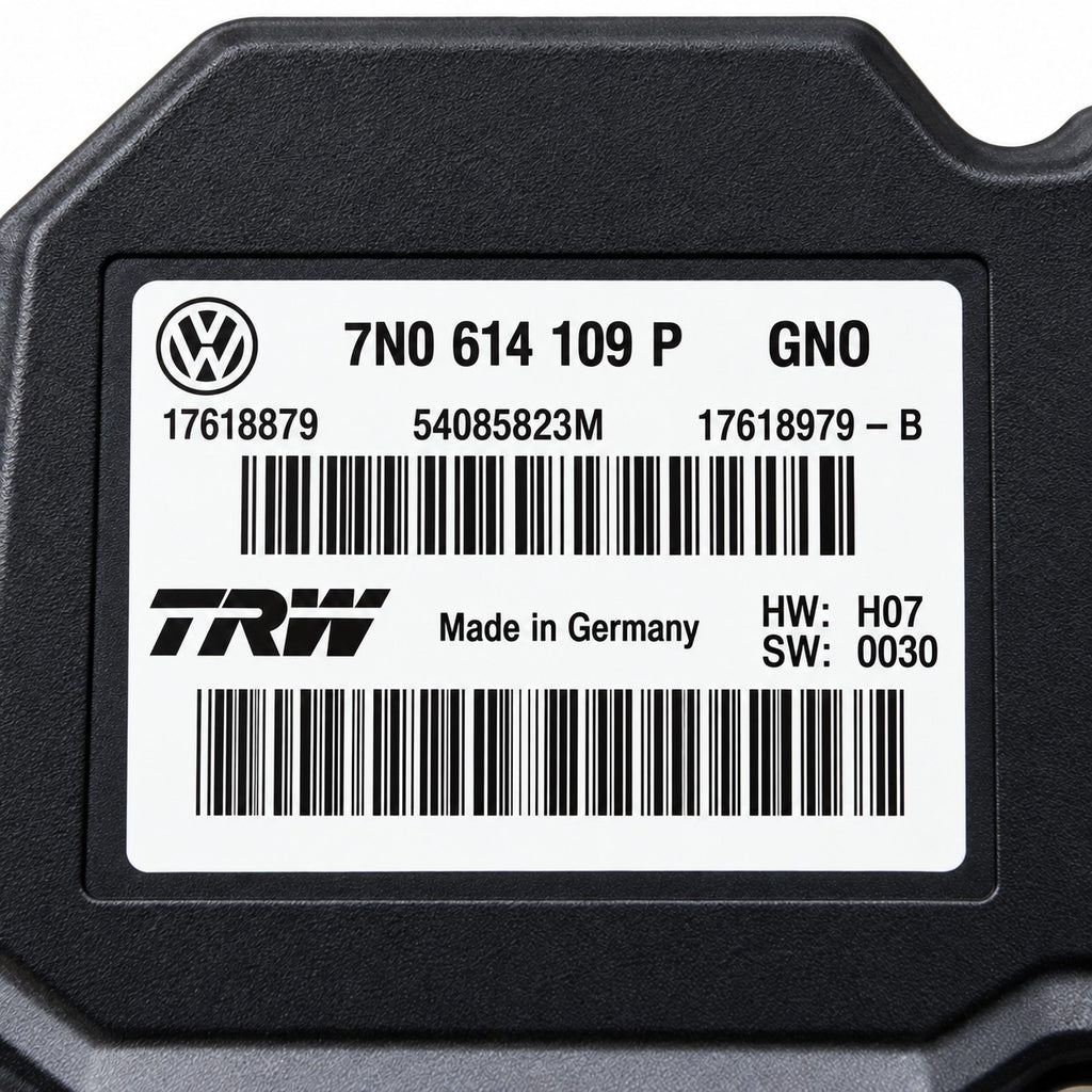 7N0614109P ABS Block Steuergerät Hydraulikblock Seat Alhambra II 710 711 TRW