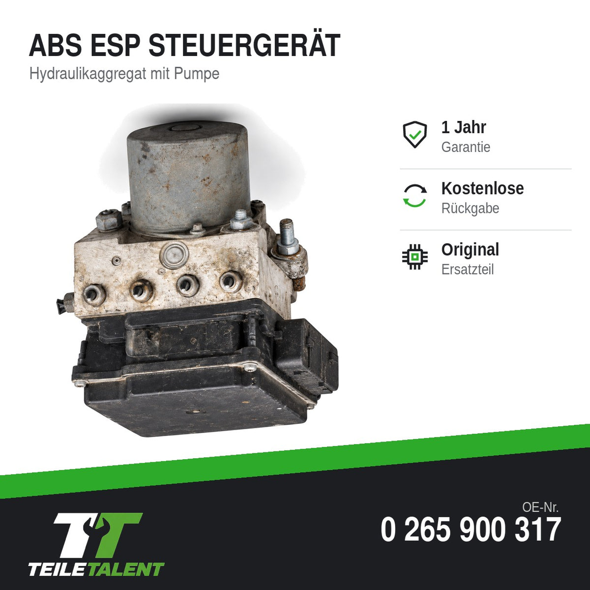 0265900317 ABS Block Steuergerät Hydraulikblock Fiat Ducato 250 Bosch