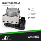Fiat 500 312 ABS Steuergerät Hydraulikblock 0265232290 Pumpe