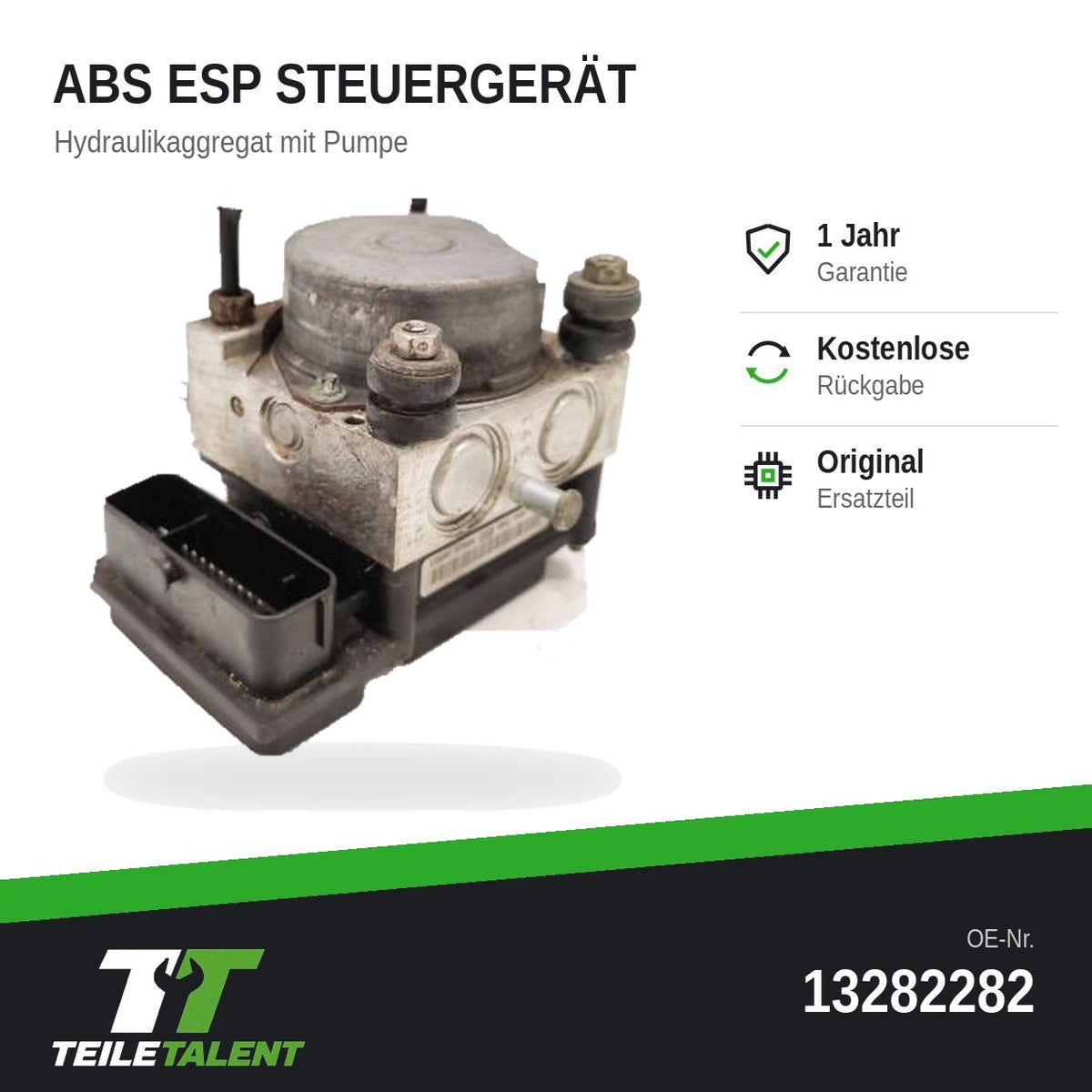 13282282 ABS ESP Block Steuergerät Hydraulikblock Opel Corsa D