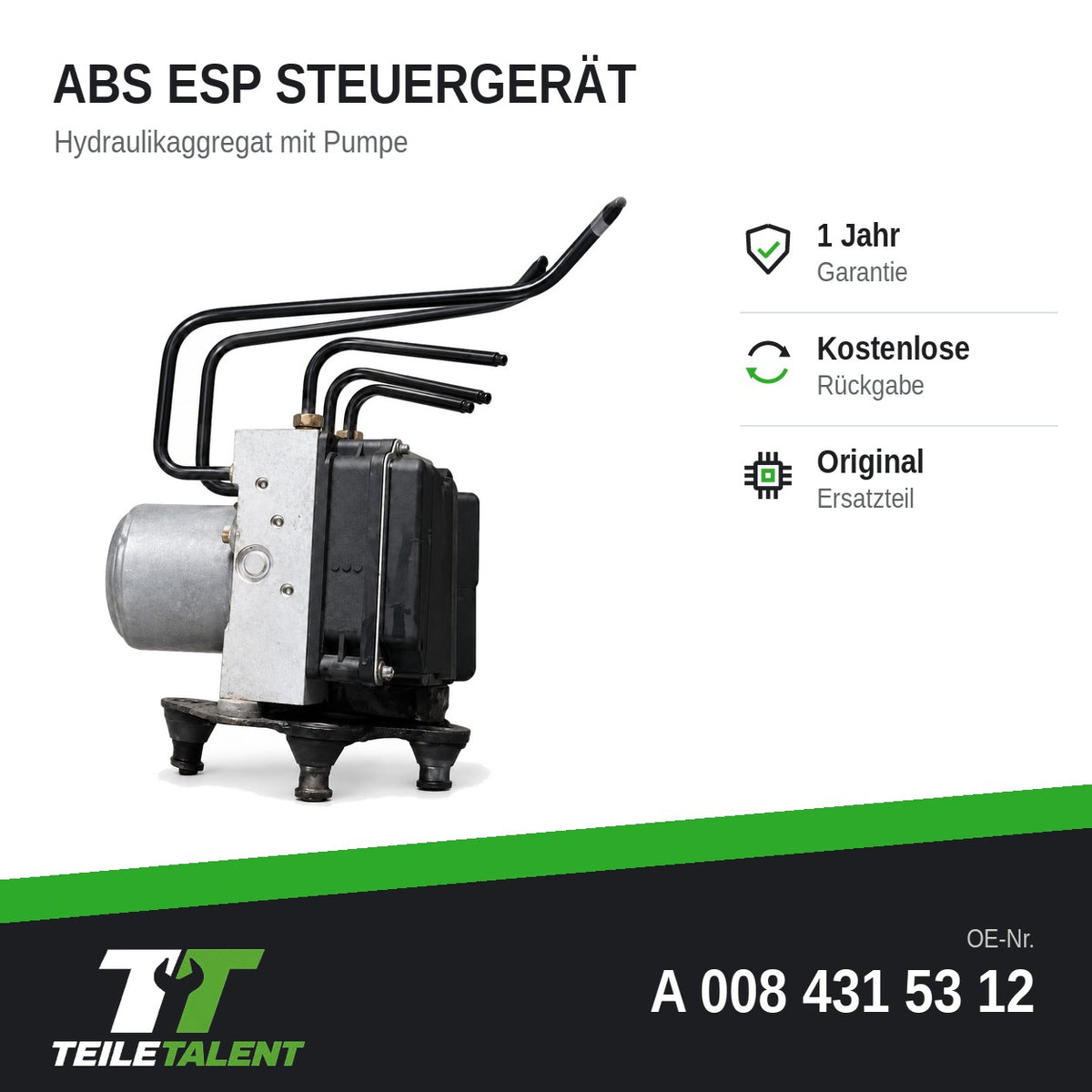 A0084315312 ABS Block Steuergerät Mercedes Vito Viano W639 Hydraulikblock
