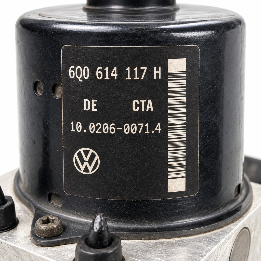 6Q0614117H ABS Block Steuergerät VW Polo 9N Hydraulikblock 6Q0907379L