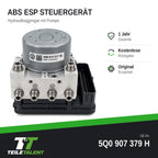 5Q0907379H ABS Block Hydraulikblock Steuergerät VW Golf 7 Skoda Octavia 3 5E