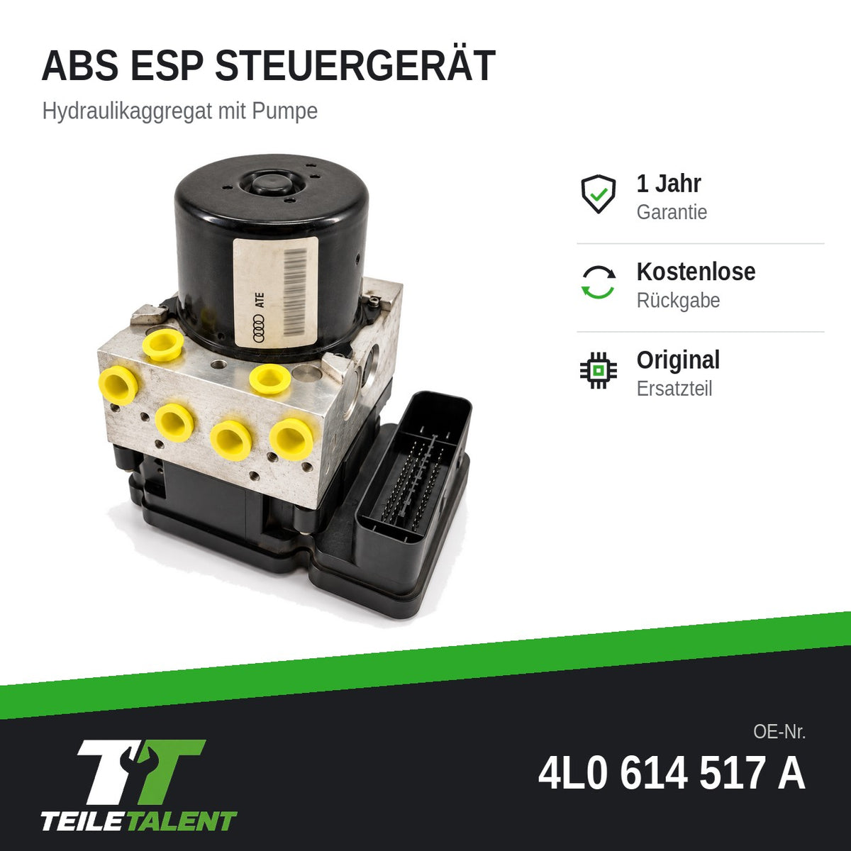 4L0614517A ABS ESP Block Steuergerät Hydraulikblock Audi Q7 4L