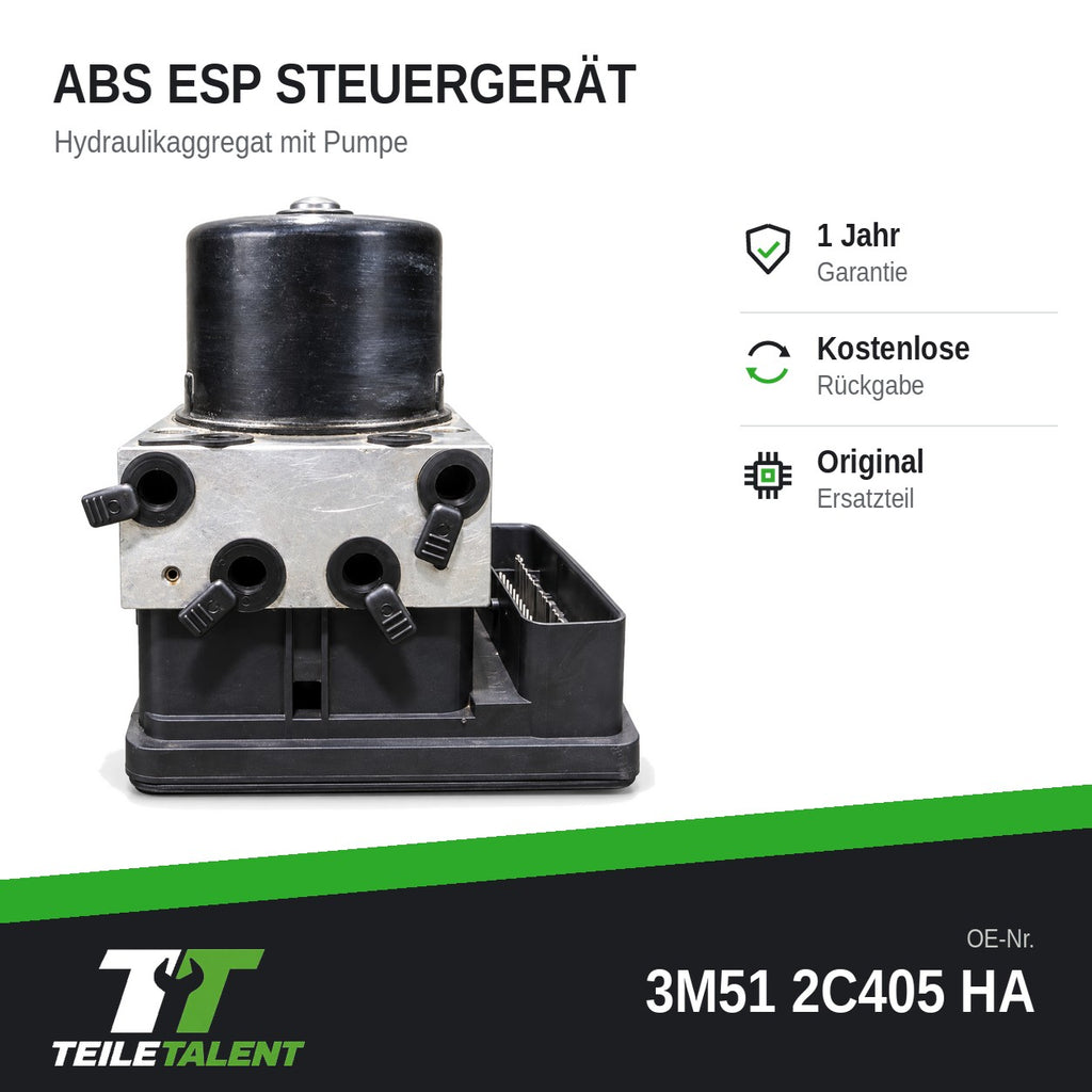 3M512C405HA ABS ESP Block Steuergerät Hydraulikblock Ford Focus 2