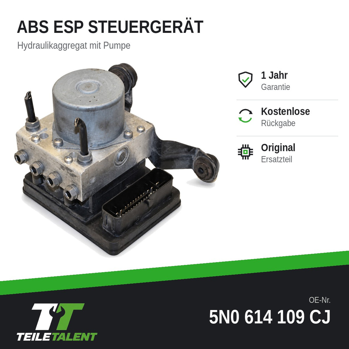 5N0614109CJ ABS Block Steuergerät Hydraulikblock Audi Q3 8U