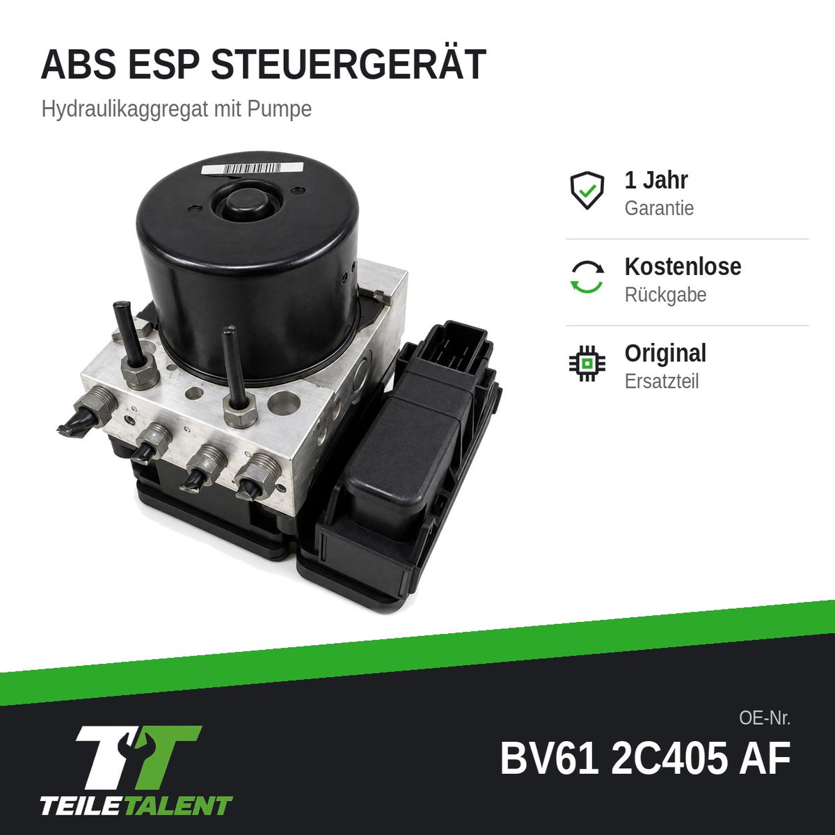 BV612C405AF ABS ESP Block Steuergerät Hydraulikblock Ford Focus 3