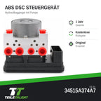 BMW 2er F45 F46 X1 F48 X2 F39 ABS Hydraulikblock Steuergerät DSC 34515A374A7