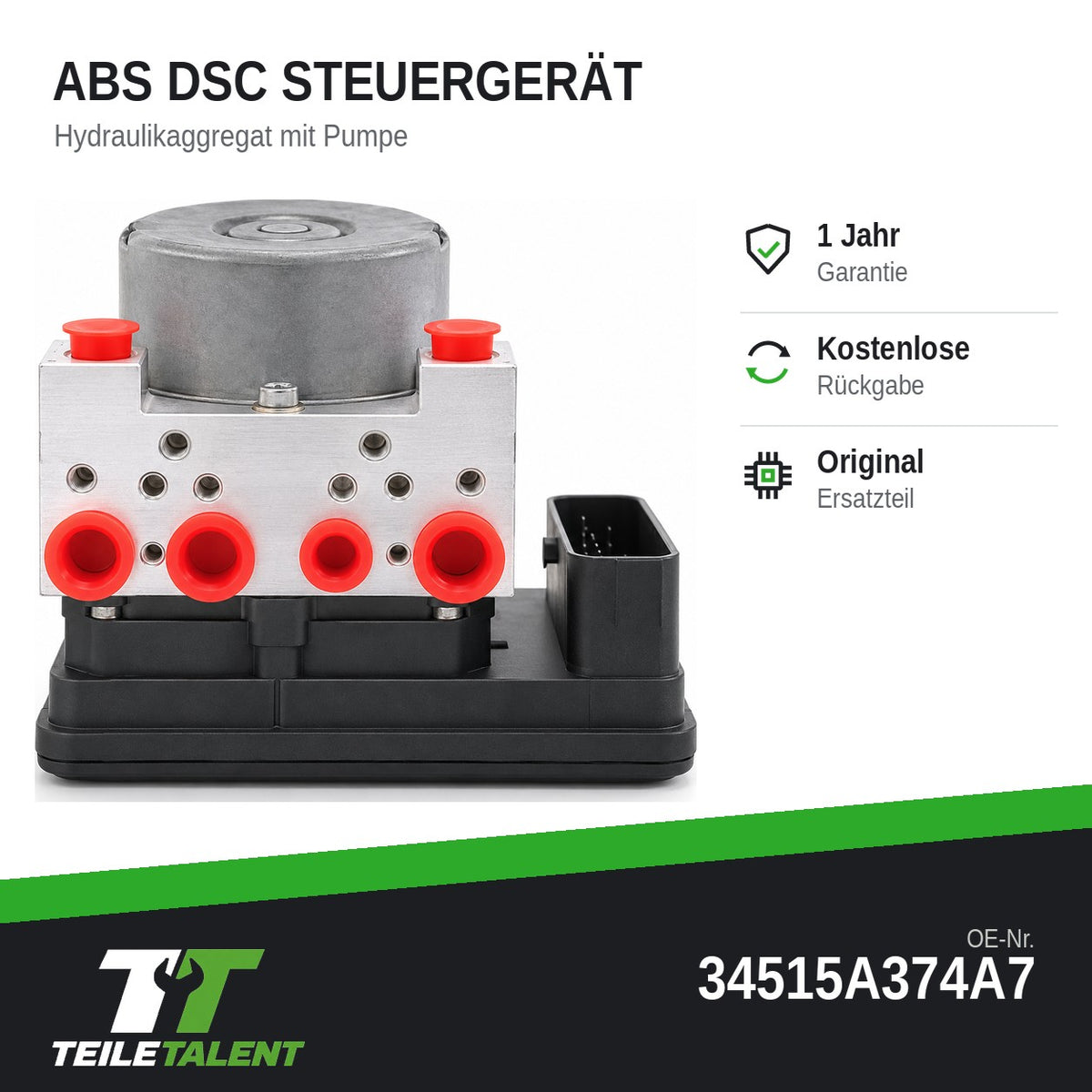 BMW 2er F45 F46 X1 F48 X2 F39 ABS Hydraulikblock Steuergerät DSC 34515A374A7