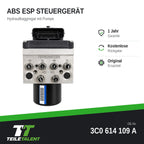 3C0614109A ABS Block Steuergerät Hydraulikblock VW Passat B6 3C2 3C5 Variant