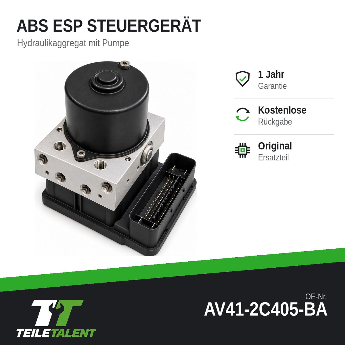 AV412C405BA ABS Block Steuergerät Hydraulikblock Ford Kuga I C394