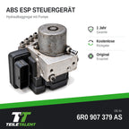 6R0907379AS ABS Block Steuergerät VW Polo 6R Seat Ibiza 6J Skoda Fabia NJ