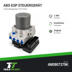 4M0907379K ABS Block Steuergerät Hydraulikblock Audi Q7 4M