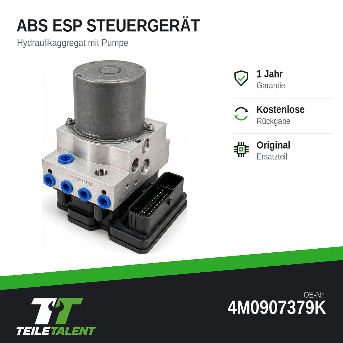 4M0907379K ABS Block Steuergerät Hydraulikblock Audi Q7 4M
