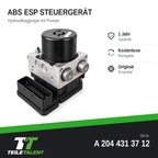 A2044313712 ABS ESP Hydraulikblock Mercedes C-Klasse W204 S204 GLK X204 Pumpe