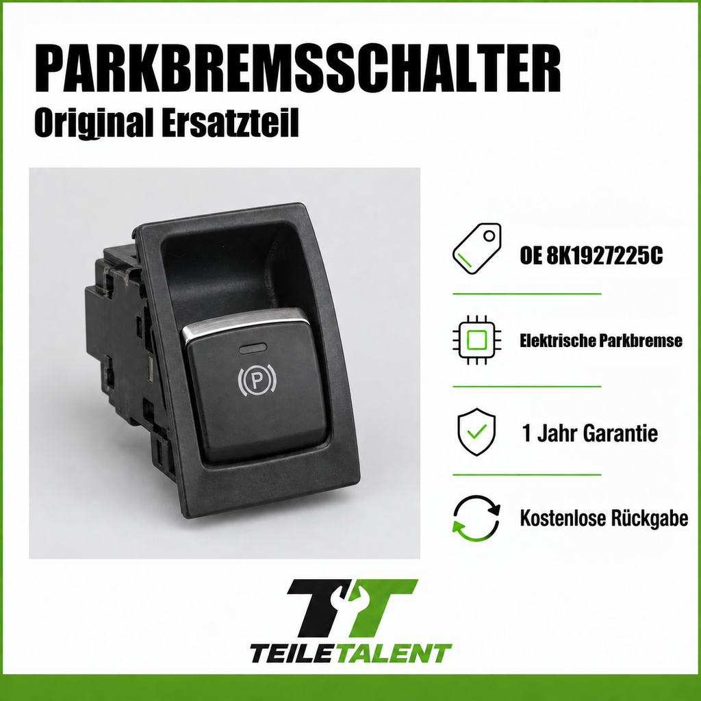 Audi Parkbremsschalter 8K1927225C Audi A4 B8 A5 8T Q5 8R