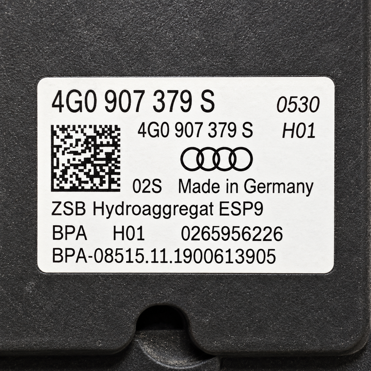 ABS ESP Hydraulikblock 4G0907379S Audi A6 C7 4G A7 4G Steuergerät Pumpe ESP9