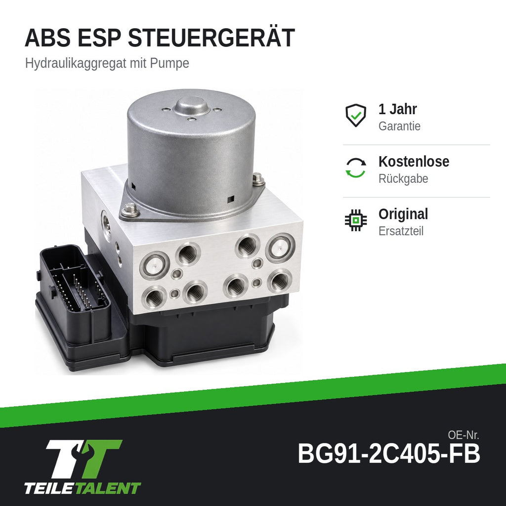 Ford S-MAX WA6 Galaxy WA6 ABS Block Steuergerät Hydraulikblock BG912C405FB