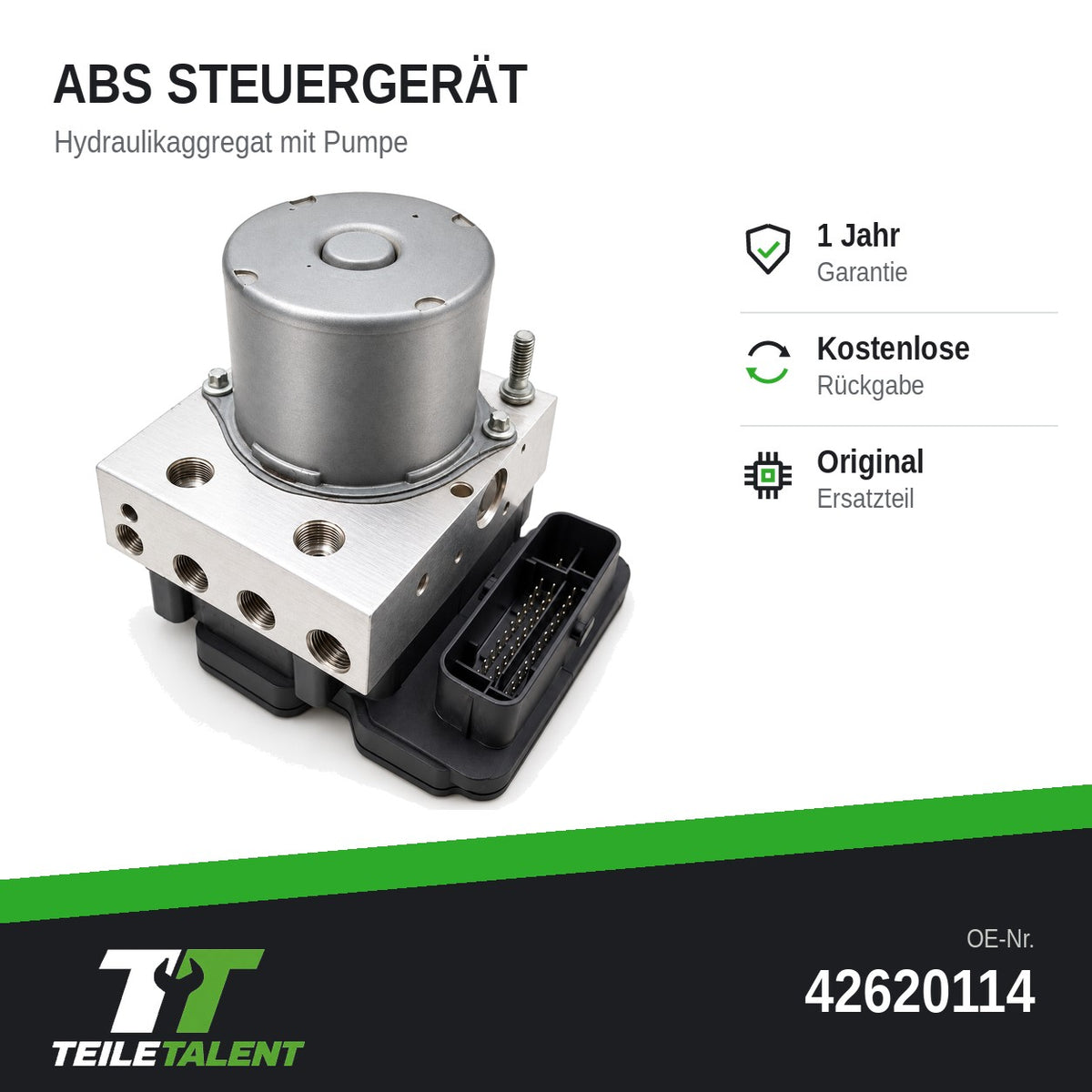 42620114 ABS Block Steuergerät Hydraulikblock Opel Karl C16
