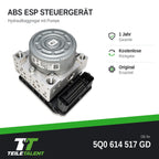 5Q0614517GD ABS Block Steuergerät Hydraulikblock VW Arteon Shooting Brake 3H