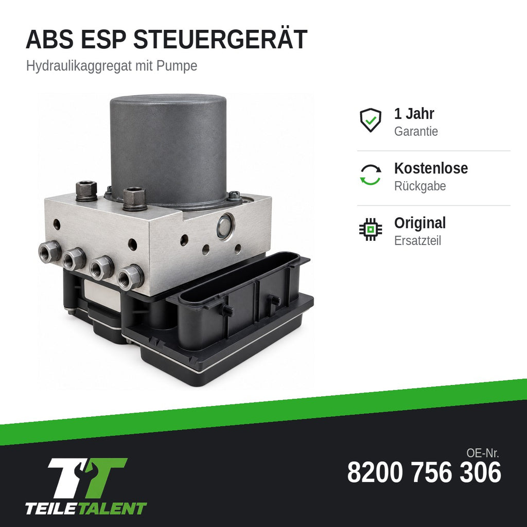 Renault Scénic II JM Grand Scénic Mégane II ABS ESP Hydraulikblock 8200756306