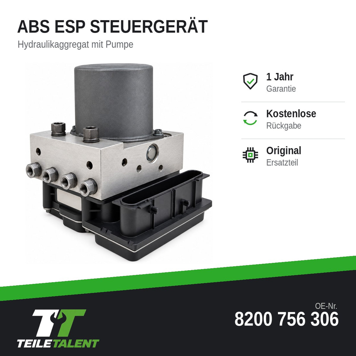 Renault Scénic II JM Grand Scénic Mégane II ABS ESP Hydraulikblock 8200756306