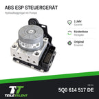 5Q0614517DE ABS Block Hydraulikblock VW Golf 7 T-Roc Skoda Octavia 3 Kodiaq
