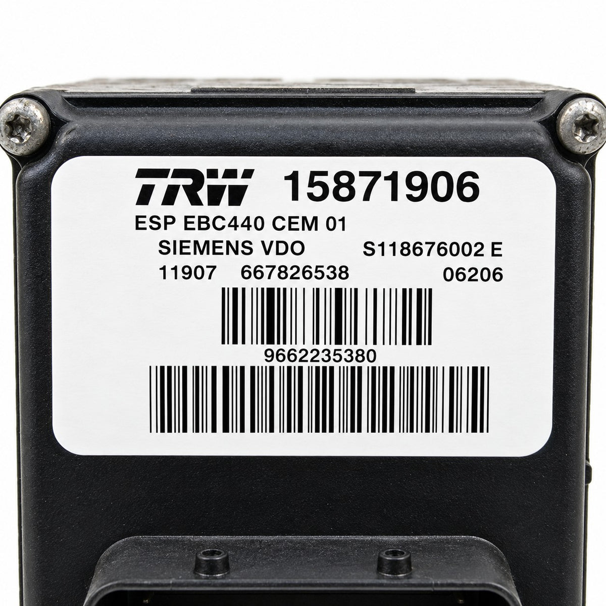 9662235380 ABS Block Steuergerät Hydraulikblock Citroën C6 TD